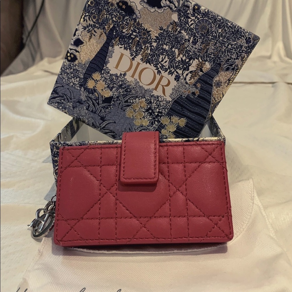 Lady DIOR 5-Gusset Card Holder